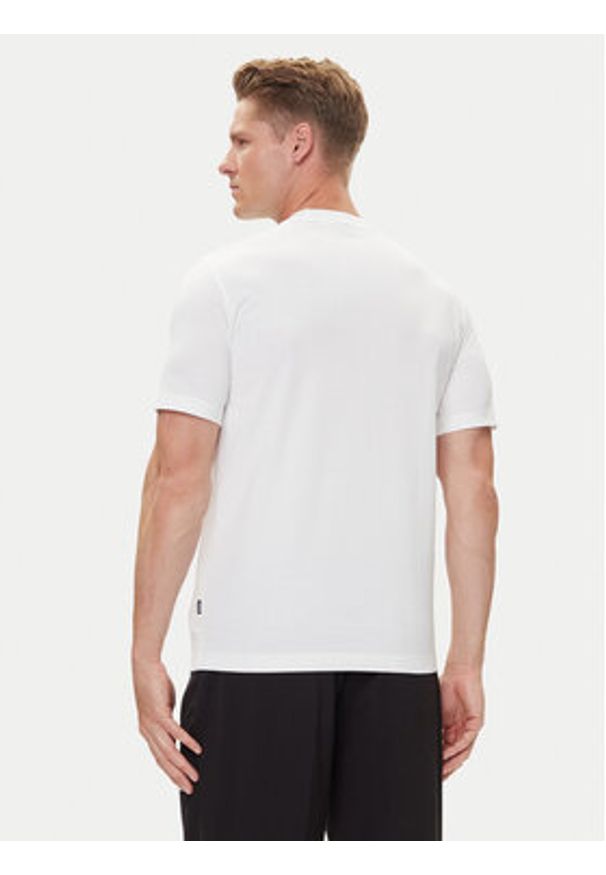 BOSS T-Shirt H-Thompson 655 50543901 Biały Regular Fit. Kolor: biały. Materiał: bawełna