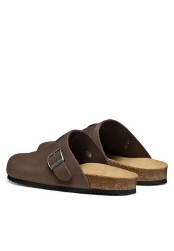 Geox Klapki U Sandal Ghita U559VC 00032 C6024 Brązowy. Kolor: brązowy. Materiał: skóra, nubuk