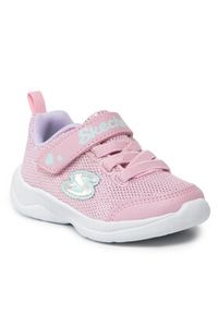 skechers - Skechers Sneakersy Easy Peasy 302885N/PKLV Różowy. Kolor: różowy. Materiał: materiał