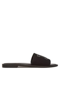 Klapki Max Mara. Kolor: czarny
