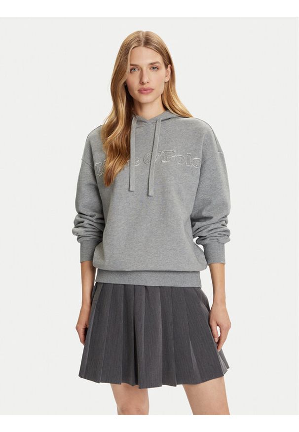 Marc O'Polo Bluza 508 4030 54089 Szary Relaxed Fit. Typ kołnierza: polo. Kolor: szary. Materiał: bawełna