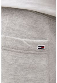 Tommy Jeans Spodnie DM0DM12439.PPYY męskie kolor szary z aplikacją. Kolor: szary. Materiał: włókno, dzianina, materiał. Wzór: aplikacja #2