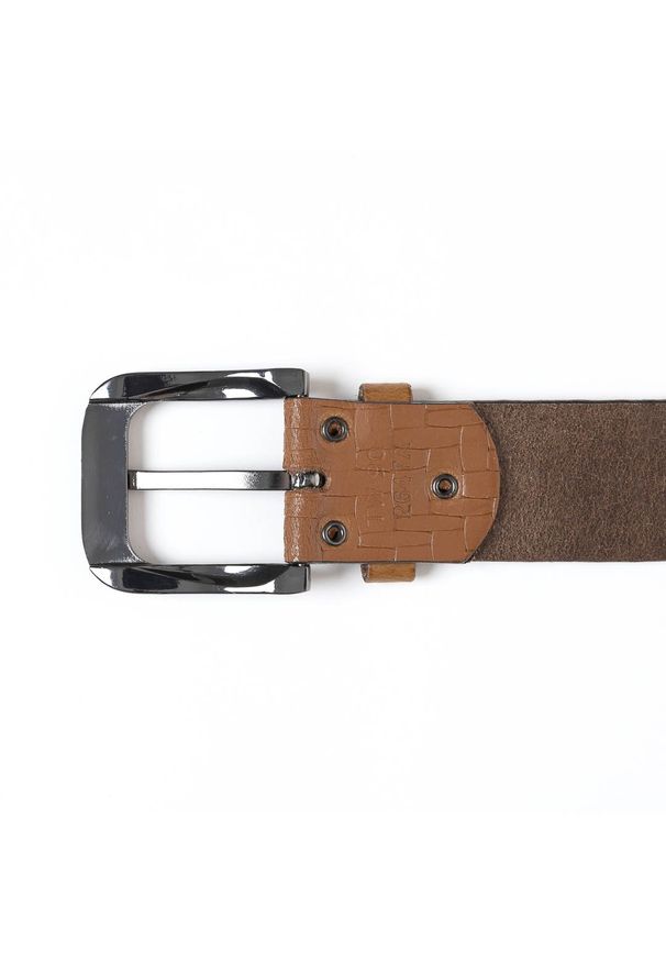 Mustang - MUSTANG PASEK SKÓRZANY SOPO-MUS098 661 40mm Ledergürtel (RK 2647A). Materiał: skóra