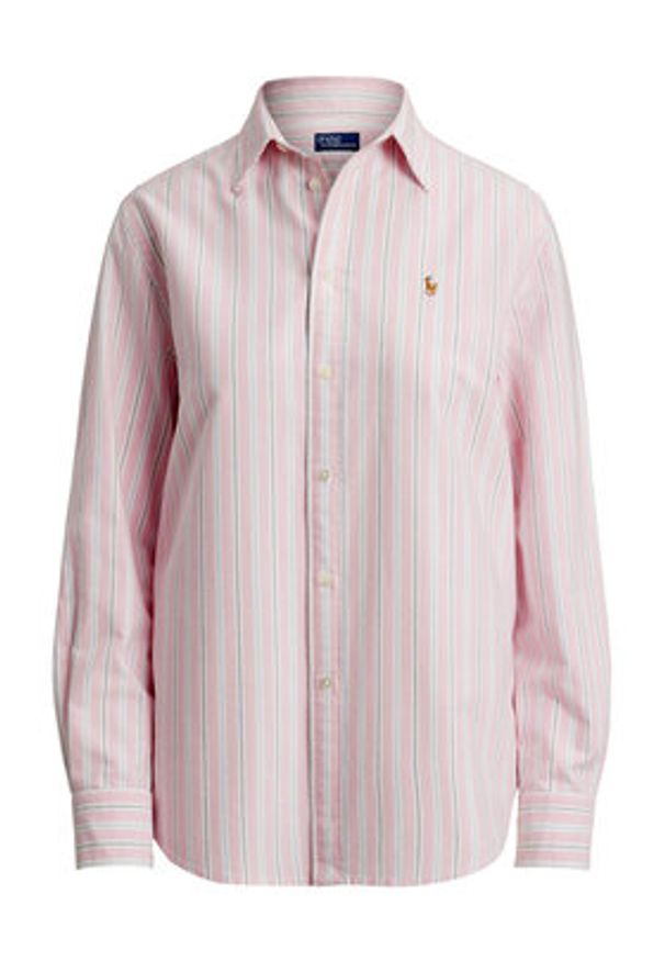 Polo Ralph Lauren Koszula 211970739502 Różowy Relaxed Fit. Typ kołnierza: polo. Kolor: różowy. Materiał: bawełna