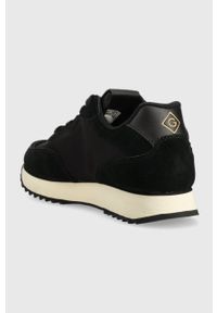 GANT - Gant sneakersy Bevinda kolor czarny 26537886.G00. Nosek buta: okrągły. Kolor: czarny. Materiał: skóra #3
