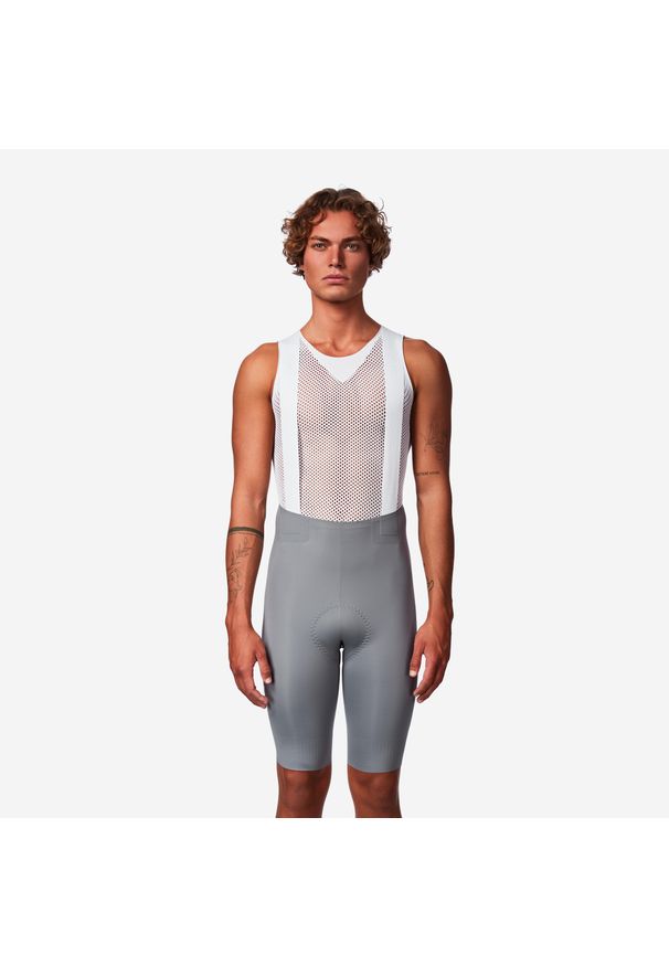 VAN RYSEL - Spodenki rowerowe szosowe Van Rysel RCR R 5. Kolor: szary. Sport: kolarstwo