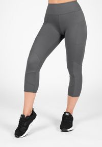 GORILLA WEAR - Monroe 7/8 Leginsy - Szary. Kolor: szary. Sport: fitness