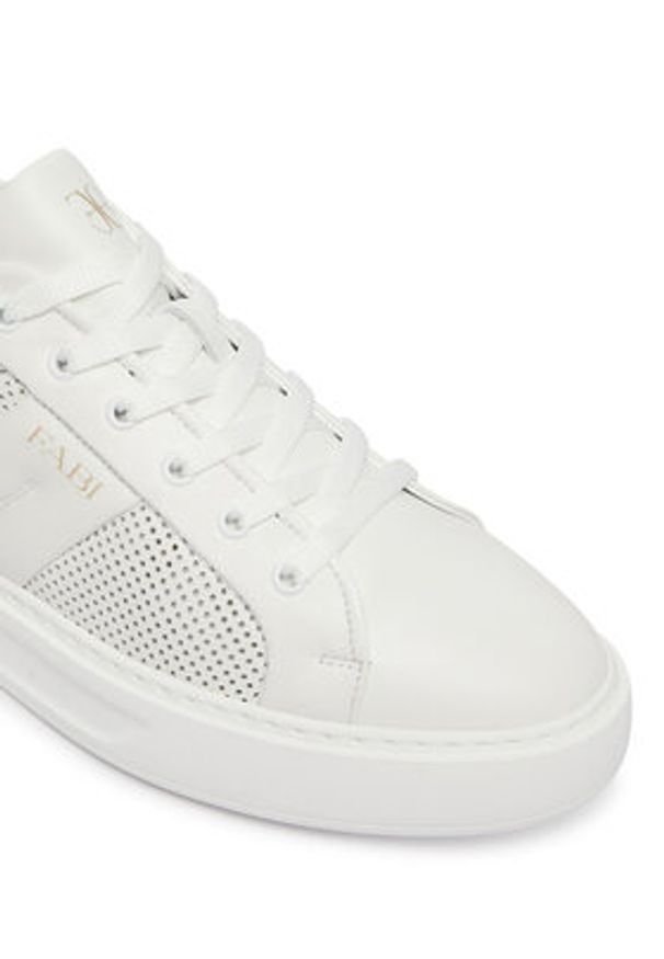 Fabi Sneakersy FU0459.A10ZIPNBA100 Biały. Kolor: biały. Materiał: skóra