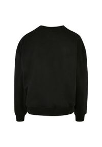 BUILD YOUR BRAND - Bluza Damska Dekolt W Szpic Oversized. Kolor: czarny