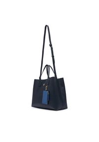 TOMMY HILFIGER - Tommy Hilfiger Torebka Th Icon Satchel AW0AW18723 Granatowy. Kolor: niebieski. Materiał: skórzane #2