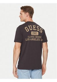 Guess T-Shirt M5RI86 K9RM1 Czarny Regular Fit. Kolor: czarny. Materiał: bawełna