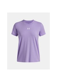 Koszulka damska Under Armour Rival Core SS. Kolor: fioletowy. Sport: fitness #1