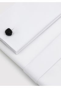 Pako Lorente - PAKO LORENTE - Biała koszula na spinki. Kolor: biały. Materiał: bawełna. Długość rękawa: długi rękaw. Długość: długie. Styl: elegancki #3