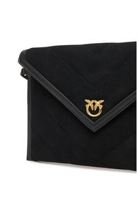 Pinko - PINKO Torebka Flat Purse Handle AI 25-26 PCPL 104820 A2JH Czarny. Kolor: czarny. Materiał: skórzane, zamszowe #5