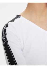 EA7 Emporio Armani Bluzka 3DTT39 TJ6SZ 1100 Biały Slim Fit. Kolor: biały. Materiał: bawełna #3
