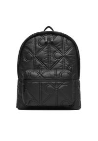 Calvin Klein Plecak Puffer Round Backpack LV04D3141G Czarny. Kolor: czarny. Materiał: materiał