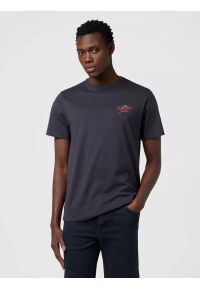 Wrangler - MĘSKA KOSZULKA WRANGLER GRAPHIC TEE FADED BLACK 112371486 #1