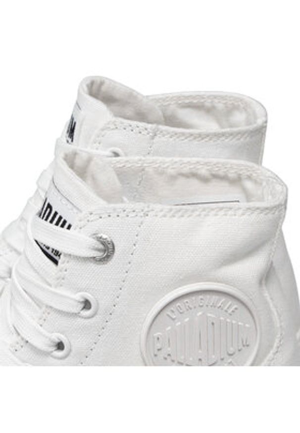 Palladium Trapery Pampa Hi Mono U 73089-116-M Biały. Kolor: biały. Materiał: materiał