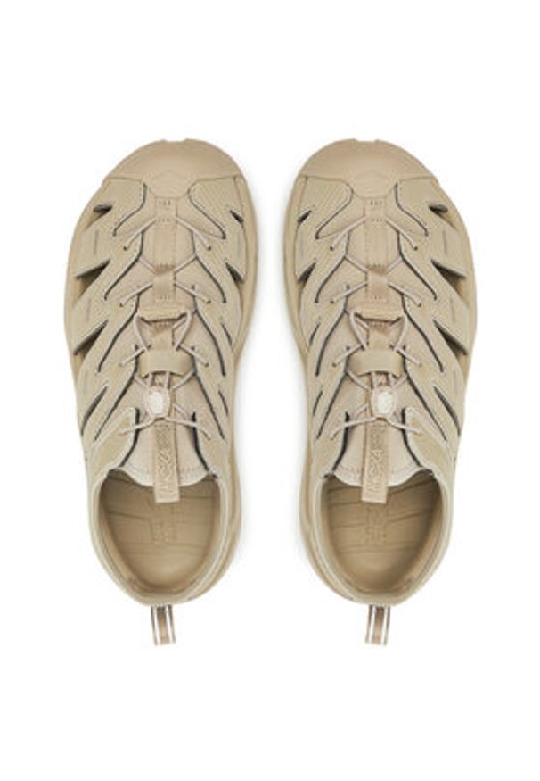HOKA - Hoka Sandały Hopara 1123112 Beżowy. Kolor: beżowy. Materiał: skóra