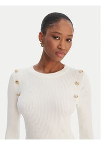 Guess Sweter W6RR58 Z2YK2 Écru Regular Fit. Materiał: wiskoza #4