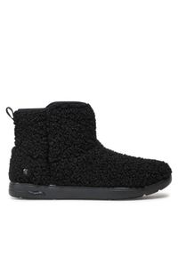 skechers - Skechers Botki Fluff Love 175192/BBK Czarny. Kolor: czarny. Materiał: materiał