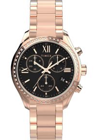 Zegarek Timex Zegarek damski Timex TW2W20100 różowe złoto. Kolor: złoty, wielokolorowy, różowy #1