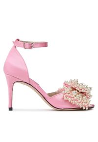Custommade Sandały Marita Pearl 998623031 Różowy. Kolor: różowy. Materiał: materiał