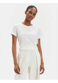 Sisley T-Shirt 3I1XL101S Biały Boxy Fit. Kolor: biały. Materiał: bawełna #1