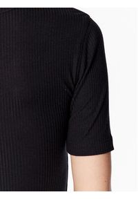 Lee T-Shirt L44KIP01 112333686 Czarny Regular Fit. Kolor: czarny. Materiał: wiskoza, syntetyk