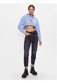 Tommy Jeans Bluza DW0DW16126 Niebieski Regular Fit. Kolor: niebieski. Materiał: bawełna #5