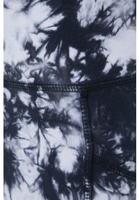 DKNY - Dkny legginsy damskie kolor czarny wzorzyste. Stan: podwyższony. Kolor: czarny. Materiał: skóra, materiał