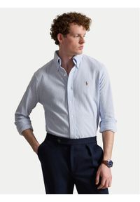 Polo Ralph Lauren Koszula 710B25852001 Niebieski jasny Regular Fit. Typ kołnierza: polo. Kolor: niebieski. Materiał: bawełna #1