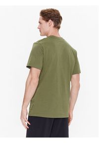 Jack Wolfskin T-Shirt Brand 1809021 Zielony Regular Fit. Kolor: zielony. Materiał: bawełna #5