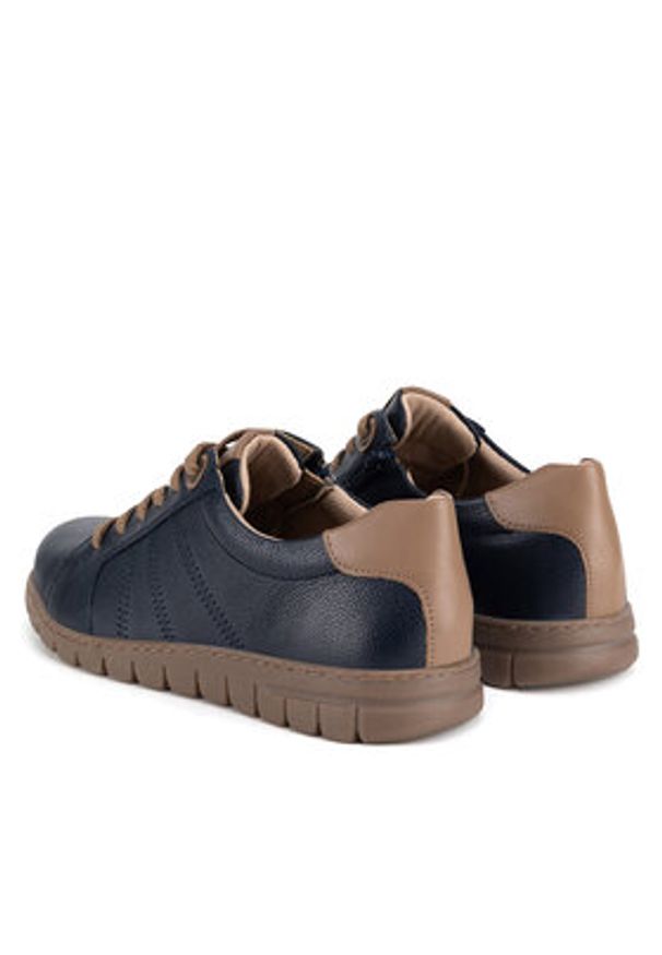 Go Soft Półbuty WI23-GHANA-12 Granatowy. Kolor: niebieski. Materiał: skóra