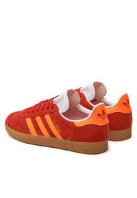 Adidas - adidas Sneakersy Gazelle JI1374 Czerwony. Kolor: czerwony. Materiał: zamsz, skóra. Model: Adidas Gazelle #4