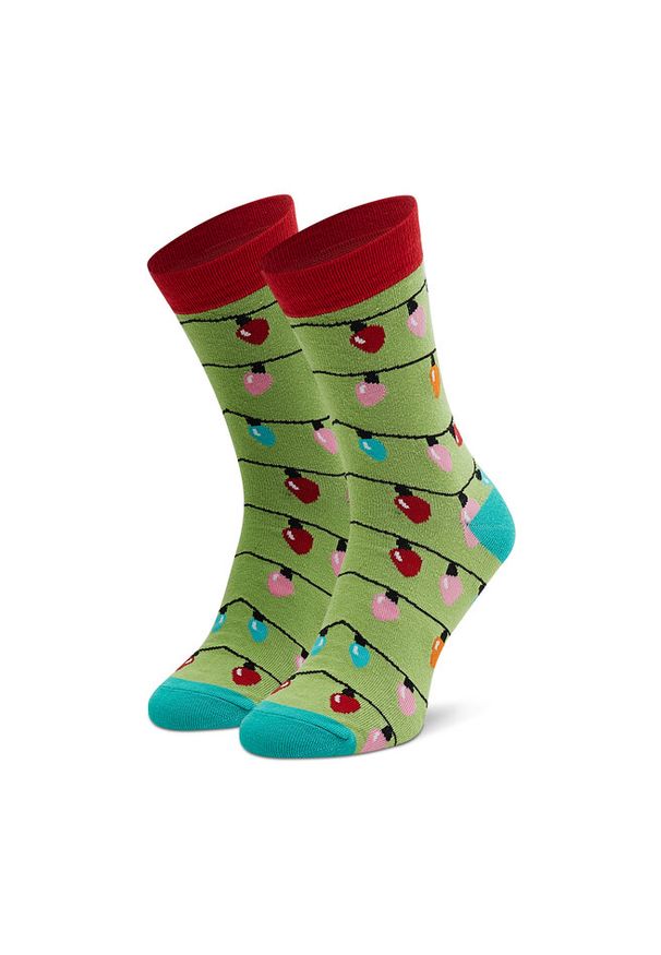 Skarpety wysokie unisex Dots Socks. Kolor: zielony