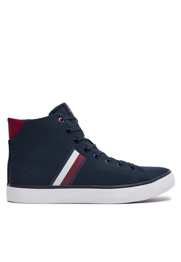 TOMMY HILFIGER - Sneakersy Tommy Hilfiger. Kolor: niebieski. Materiał: mesh