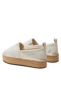 Calvin Klein Jeans Espadryle Platform Espadrille Uc YW0YW01377 Écru. Materiał: materiał. Obcas: na platformie #6