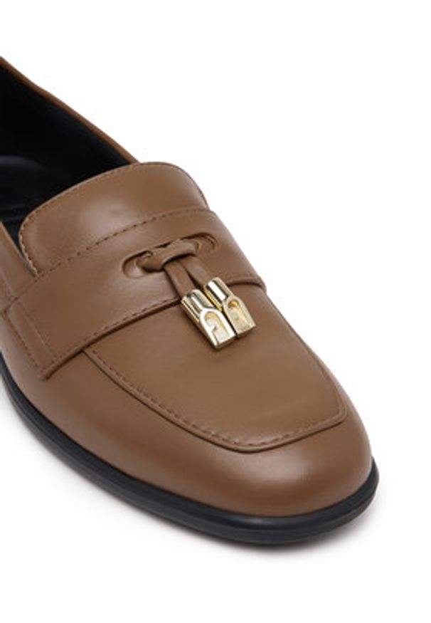 Furla Loafersy Goccia YJ80GCC-X30000-RY000-1-007-20-AL-3900 S Brązowy. Kolor: brązowy. Materiał: skóra