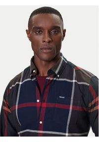 Barbour Koszula Dunoon MSH4980TN51 Granatowy Regular Fit. Kolor: niebieski. Materiał: bawełna #4