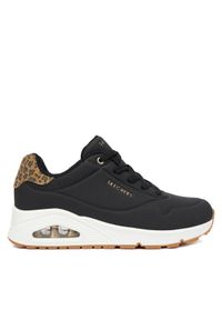 skechers - Skechers Sneakersy Uno 177093/BKLD Czarny. Kolor: czarny. Materiał: skóra #1