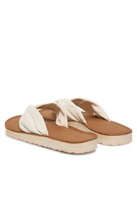TOMMY HILFIGER - Tommy Hilfiger Japonki Th Ltr Footbed Summer Sandal FW0FW09194 Écru. Materiał: materiał #5