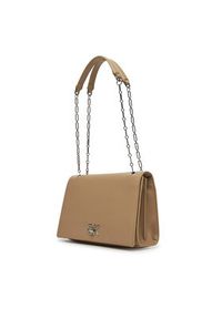 Calvin Klein Torebka Ck Medium Conv Chain Bag K60K612810 Beżowy. Kolor: beżowy. Materiał: skórzane #4