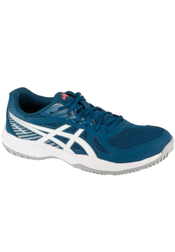 Asics - Buty do siatkówki męskie, Upcourt 6. Kolor: niebieski. Sport: siatkówka