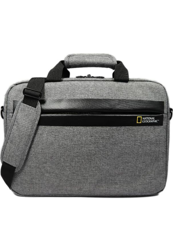 Szara torba na laptopa National Geographic