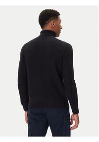 Aeronautica Militare Golf 252MA1587UL00904 Czarny Regular Fit. Typ kołnierza: golf. Kolor: czarny. Materiał: wełna, bawełna #2