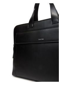 Calvin Klein Torba na laptopa Ck Sleek 2G Laptop Bag K50K512936 Czarny. Kolor: czarny. Materiał: skóra