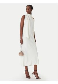 Marella Sukienka koktajlowa Ninfee 2613221083 Écru Regular Fit. Materiał: syntetyk. Styl: wizytowy #4