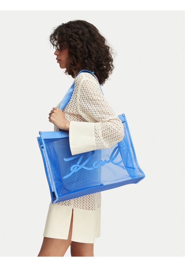 Karl Lagerfeld - KARL LAGERFELD Torebka B2W46070 Srebrny. Kolor: srebrny