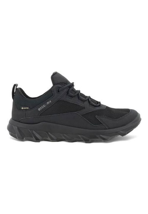 ecco - Buty do chodzenia damskie Ecco Mx Low Gtx. Kolor: czarny. Materiał: materiał, syntetyk. Szerokość cholewki: normalna. Sport: turystyka piesza